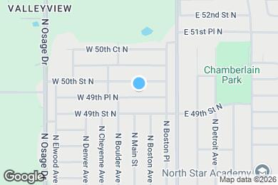 Map image of the property - 9 E 49th Pl N