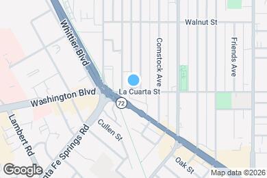 Map image of the property - 12725 La Cuarta St