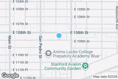 Map image of the property - 413 E 109th St