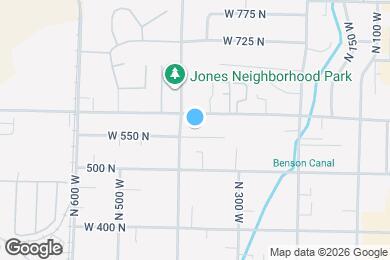 Map image of the property - 375 W 550 N