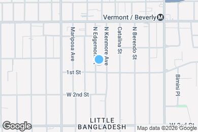 Map image of the property - 112 N Edgemont St