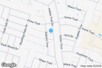 Map image of the property - 1616 Indian Trail