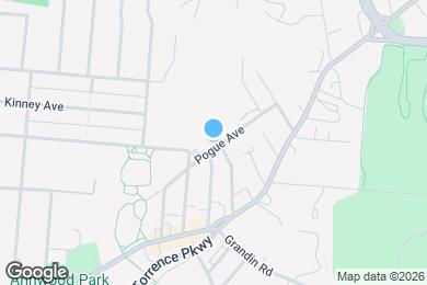 Map image of the property - 2106 Pogue Ave