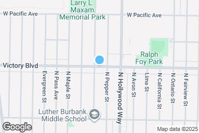 Map image of the property - 3617 W Victory Blvd