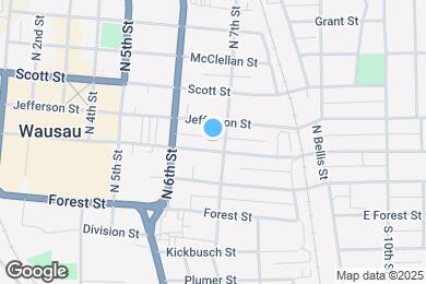 Map image of the property - 626 Washington St