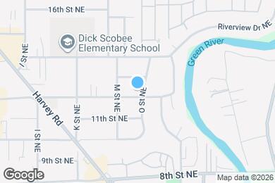 Map image of the property - 1413 12th St NE
