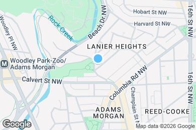 Map image of the property - 2707 Adams Mill Rd NW