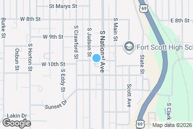 Map image of the property - 1002 S National Ave