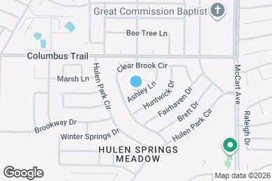 Map image of the property - 3816 Ashley Ln