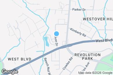 Map image of the property - 2701 Watson Dr