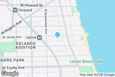 Map image of the property - 1407 W Jarvis Ave