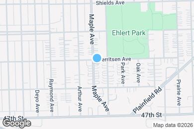 Map image of the property - 4505 Maple Ave