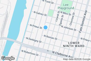 Map image of the property - 5010 N Prieur St