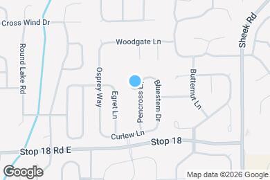Map image of the property - 1420 Pencross Ln