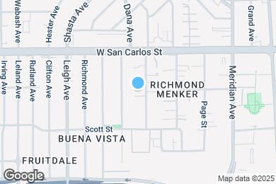 Map image of the property - 397 S Buena Vista Ave