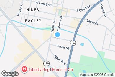 Map image of the property - 104 E Hendry St