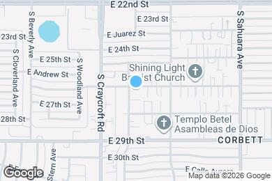 Map image of the property - 5604 E 26th St