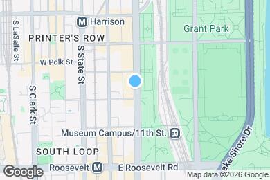 Map image of the property - 842 S Michigan Ave