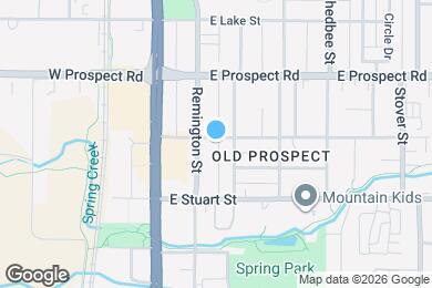 Map image of the property - 215 Parker St