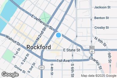 Map image of the property - 218 N 4th St
