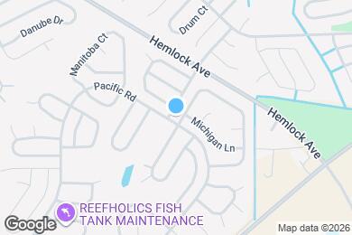 Map image of the property - 1902 Michigan Ct