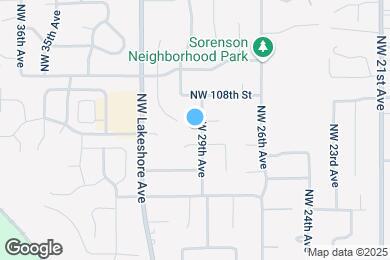 Map image of the property - 10612 NW 29th Ave