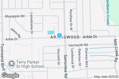 Map image of the property - 7656 Arble Dr