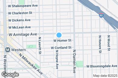 Map image of the property - 1931 N Hoyne Ave