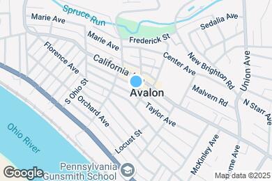 Map image of the property - 627 Taylor Ave