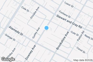 Map image of the property - 12054 Downey Ave.