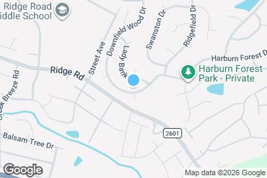 Map image of the property - 6115 Downfield Wood Dr