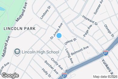 Map image of the property - 83 Loring Ave