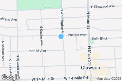 Map image of the property - 515 N Washington Ave