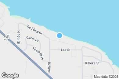 Map image of the property - 1115 Red Bud Dr