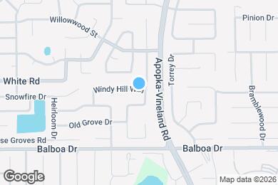 Map image of the property - 8008 Windy Hill Way