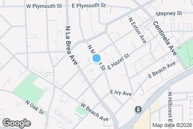 Map image of the property - Inglewood Palms Apartments