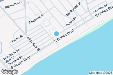 Map image of the property - 4314 S Ocean Blvd