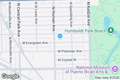 Map image of the property - 3340 W Evergreen Ave