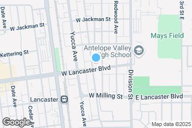 Map image of the property - 311 W Lancaster Blvd