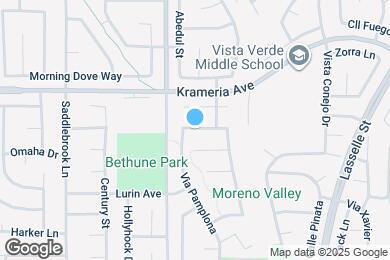 Map image of the property - 25547 Camino Castillo