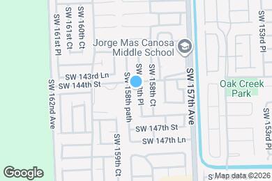Map image of the property - 14438 SW 158th Pl