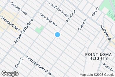 Map image of the property - 4587 Saratoga Ave