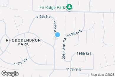 Map image of the property - 11409 205th Ave E