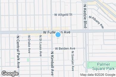 Map image of the property - 2330-2338 N Spaulding Ave