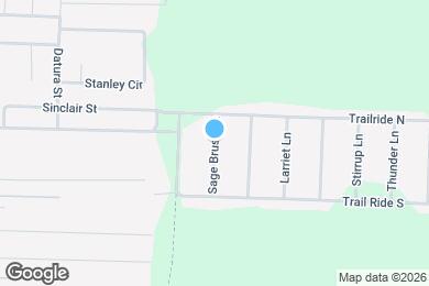 Map image of the property - 6862 Sagebrush Ln