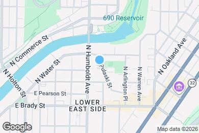 Map image of the property - 1851 N Pulaski St