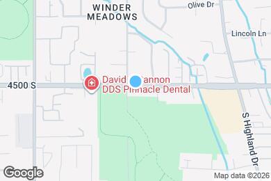 Map image of the property - 1512 E 4500 S