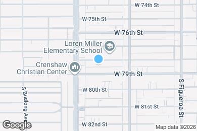Map image of the property - 912 W 78th St