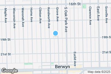 Map image of the property - 1852 Grove Ave