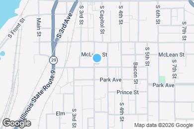 Map image of the property - 712 Summer St